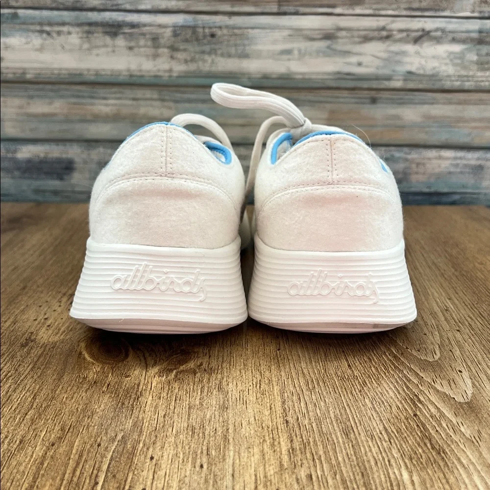 Allbirds Women's Wool Runner Go Cream Sneakers Size 10 - Picture 5 of 14
